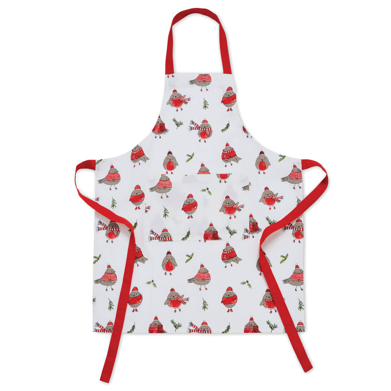 Christmas Robins Apron