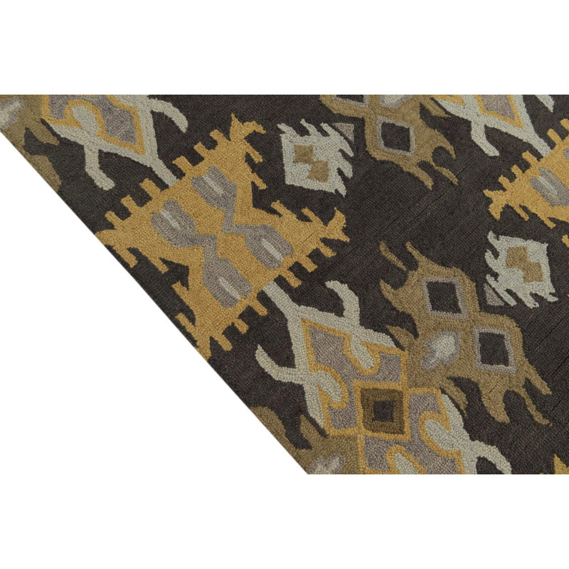 Tapis noir Otto