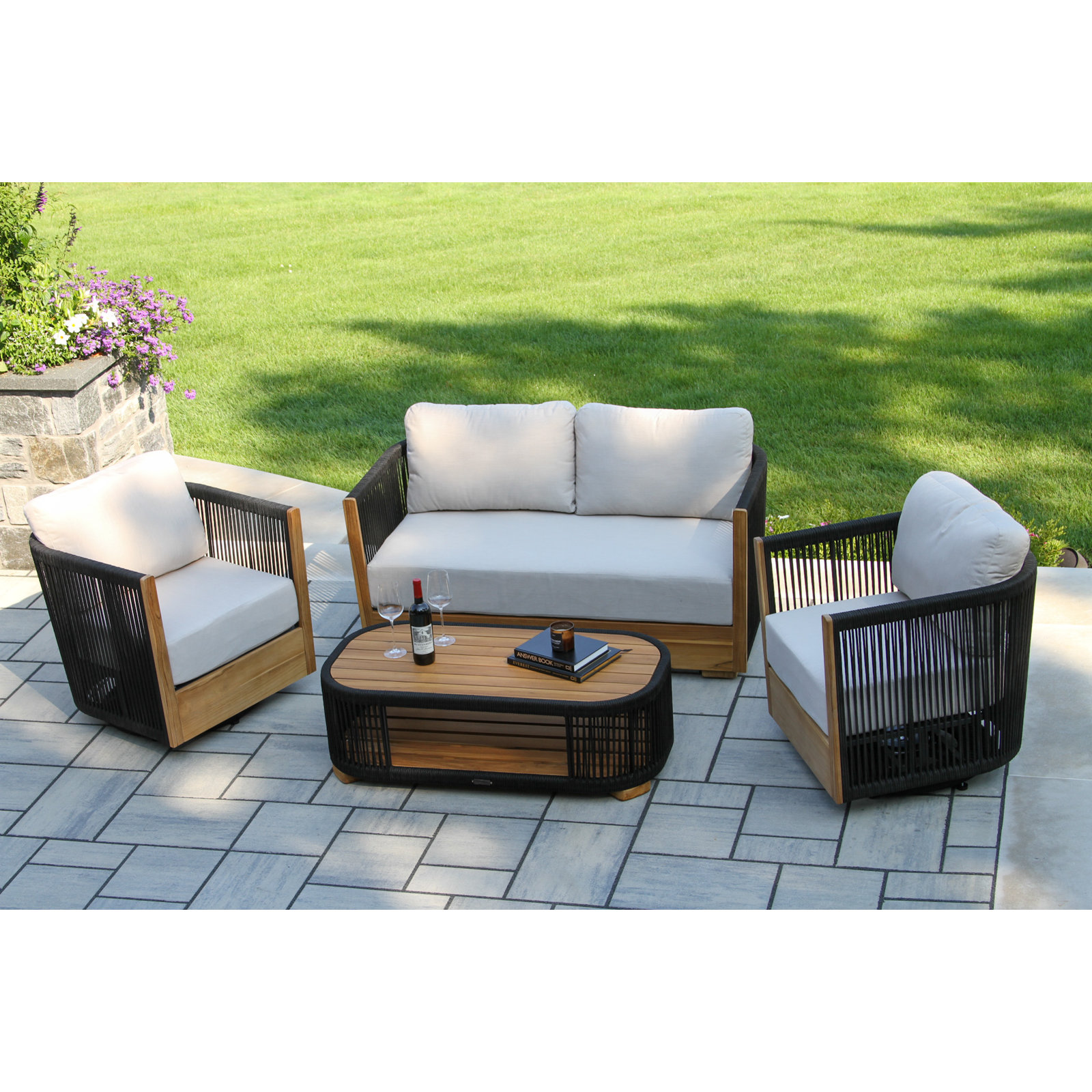 Aniston 4 Pc. Conversation Set 