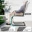 Outdoor Patio Dining Chairs, Breathable PVC-coated polyester, Iron Frame, Beige