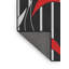 Tapis noir/rouge à motifs-1206504263