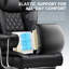 Inbox Zero Adjustable Reclining Ergonomic Faux Leather Swiveling PC & Racing Game Chair-479206726