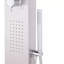 Alvin Outdoor Stainless Steel Shower Panel with Bamboo Tray