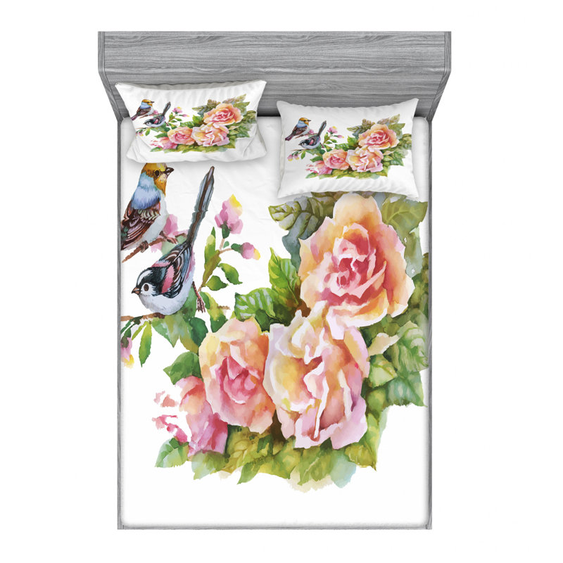 Ensemble de draps Wild Wild, Ensemble de draps pour lit double avec un drap-hou