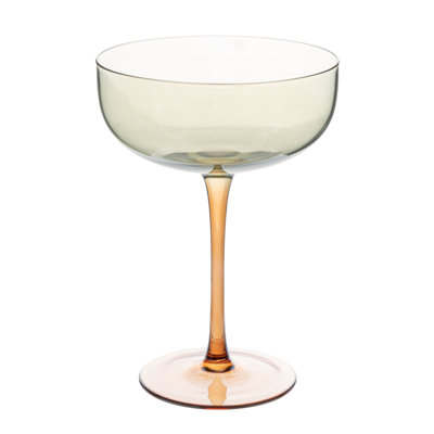 Martini Glass In Iridescent Finish
