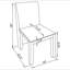 Chaise d'appoint rembourrée en velours Santa Cruz (ensemble de 2)