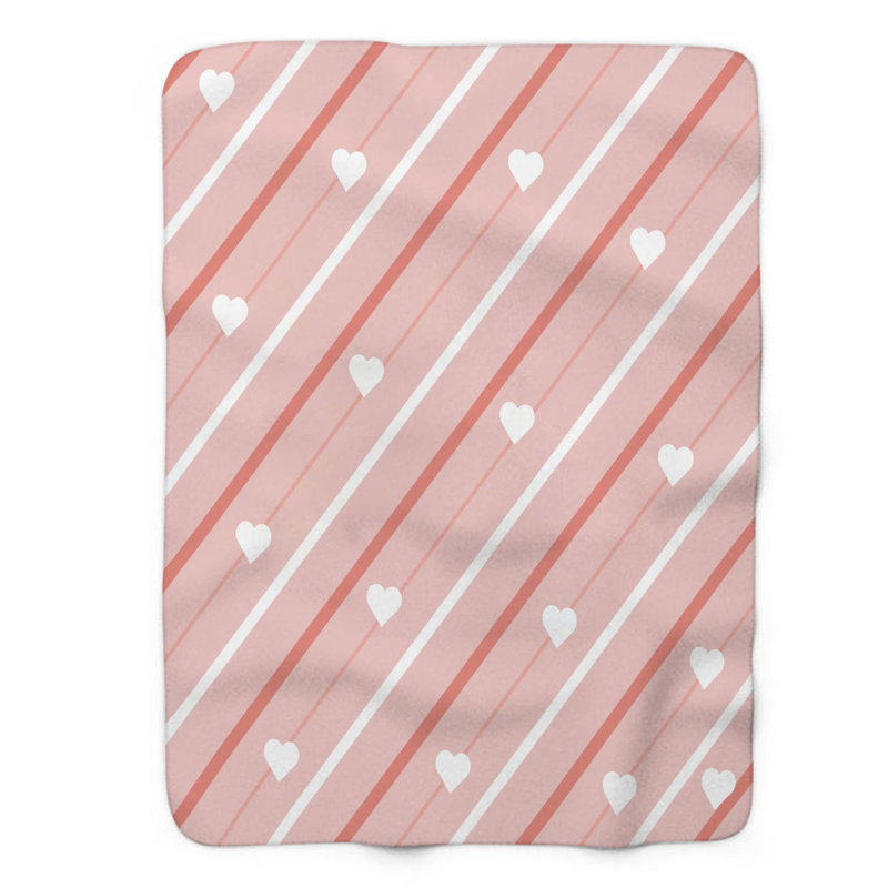 Doux rose - couverture de qualité supérieure 1 pièce, L 60 po x L 80 po