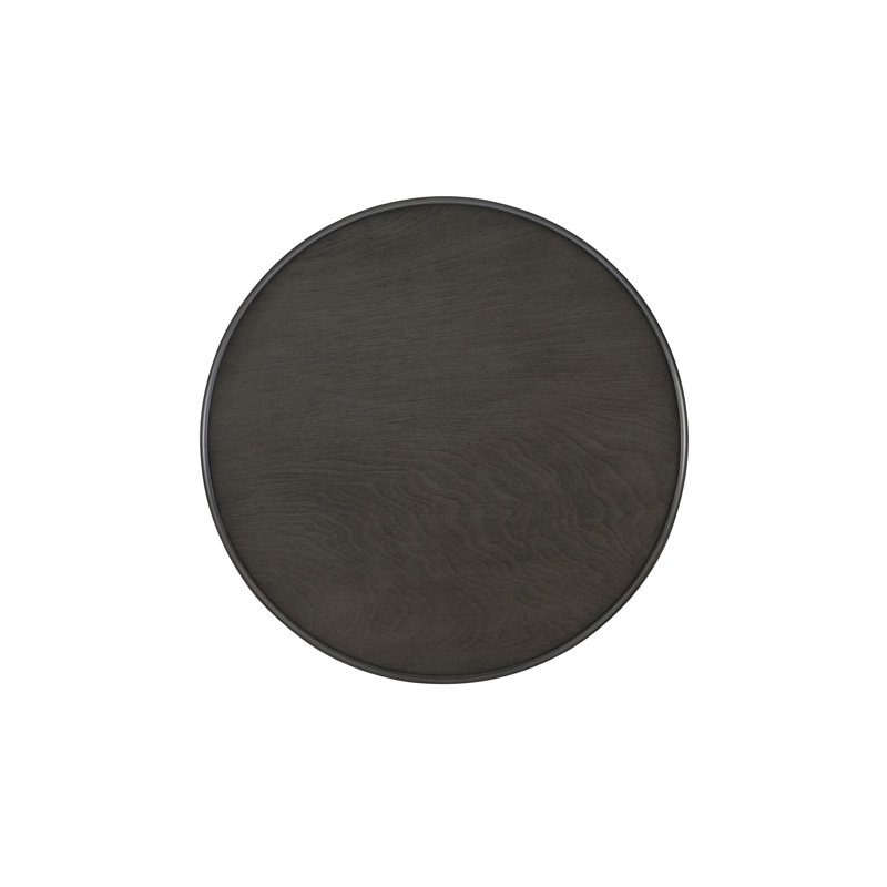 Fiama End Table, Dark Gray, 22.25" H x 17" W x 17" D