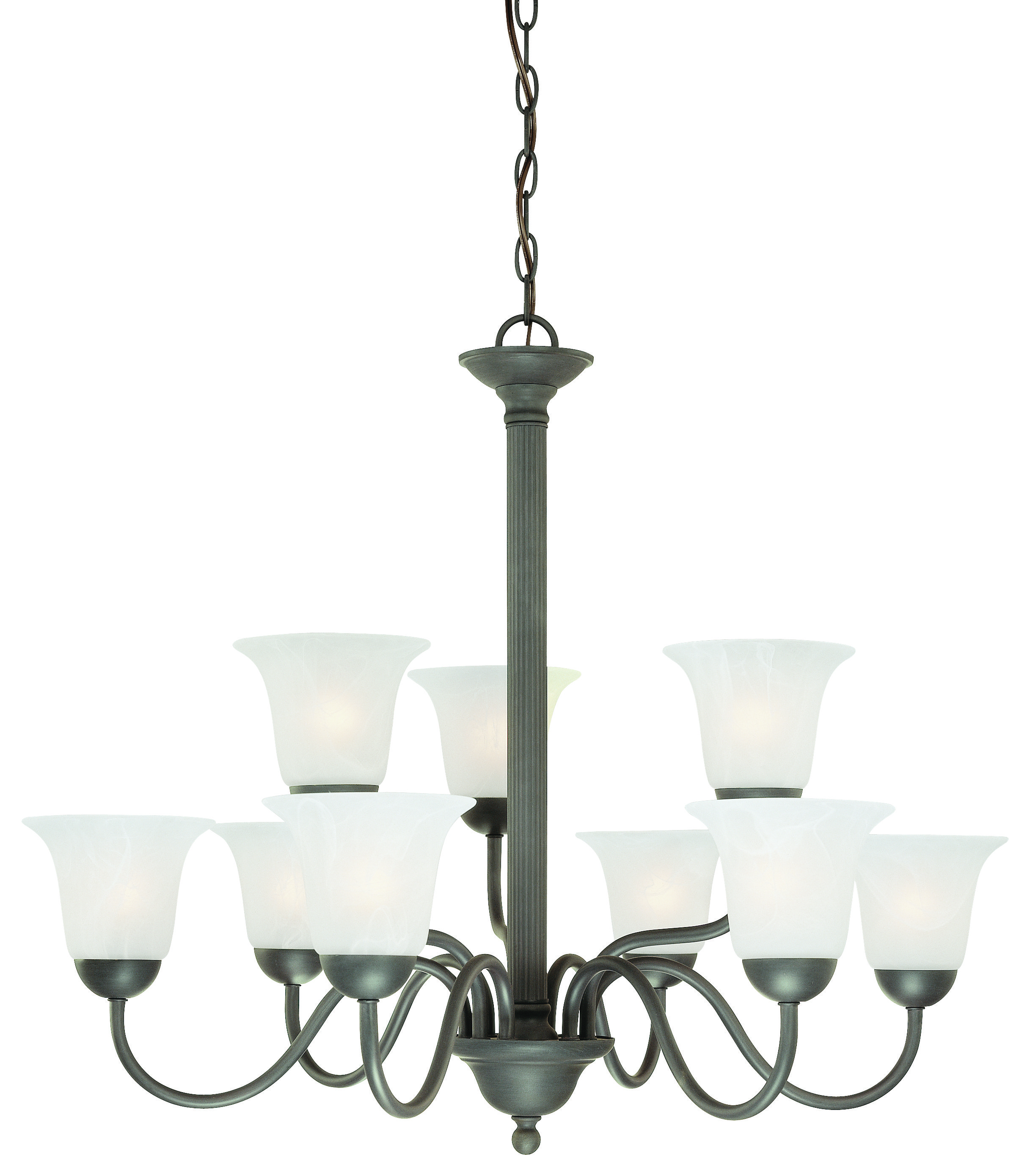 Charlton Home® Baum 9 Light Dimmable Classic / Traditional Chandelier