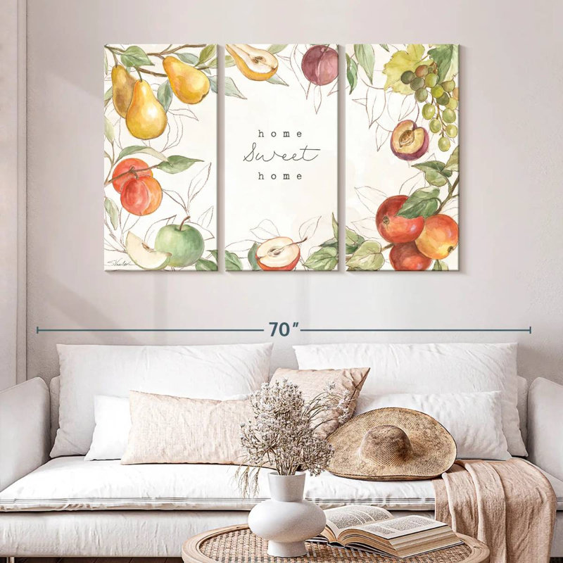 Plaque murale Kema In The Orchard I, H 32 po x l 50 po