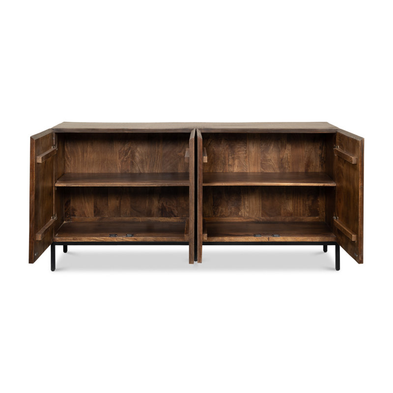 Suzette 72'' Reclaimed Wood Sideboard with Four Doors