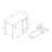 Wooden Office Desk, Writing Desk With One Drawer-1413705813