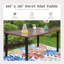 Rectangular 7 - Piece 6 - Person 152.4Cm L Outdoor Table Set-578639462