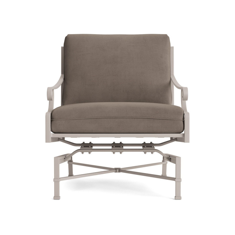 Venetian Outdoor Lounge Chair, Fusion Moccasian, Dove Smooth