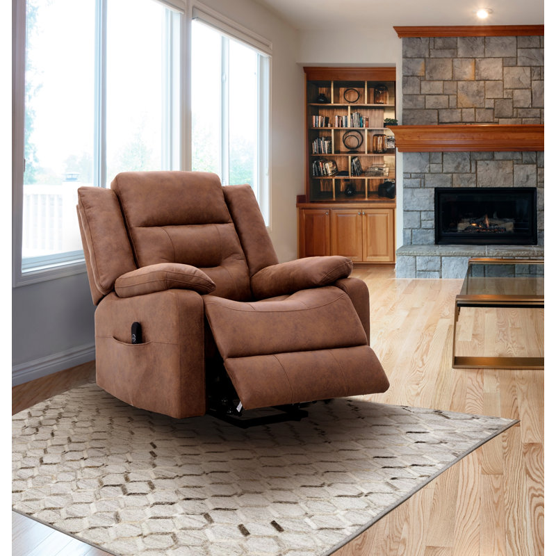 Fauteuil inclinable médical Power Lift, brun, Brown