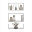 Ensemble de 3 tablettes murales flottantes pour le rangement et la présentation, panneau de particules blanc doux pour le salon, la chambre à coucher, le bureau et le studio