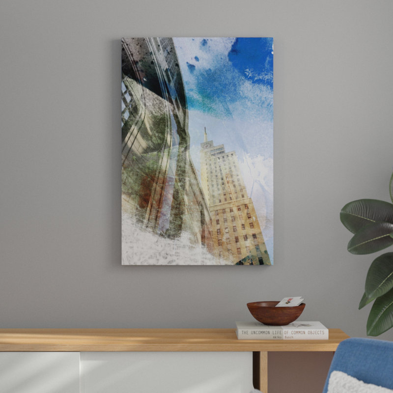 Dallas Architecture I by Sisa Jasper - Print on Canvas, 91cm H x 61cm W, Wrapped Canvas
