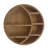 Cei 7 Piece Circle Pine Solid Wood Floating Shelf