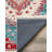 Gulustan Blue Red Oriental Machine Printed Cotton Polyester Area Rug-689794281