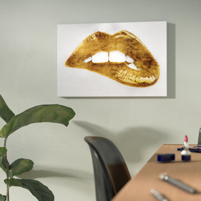 «Luscious», reproduction d'impression sur toile tendue en or
