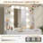 Vanity Set With Lighted Mirror-103566663