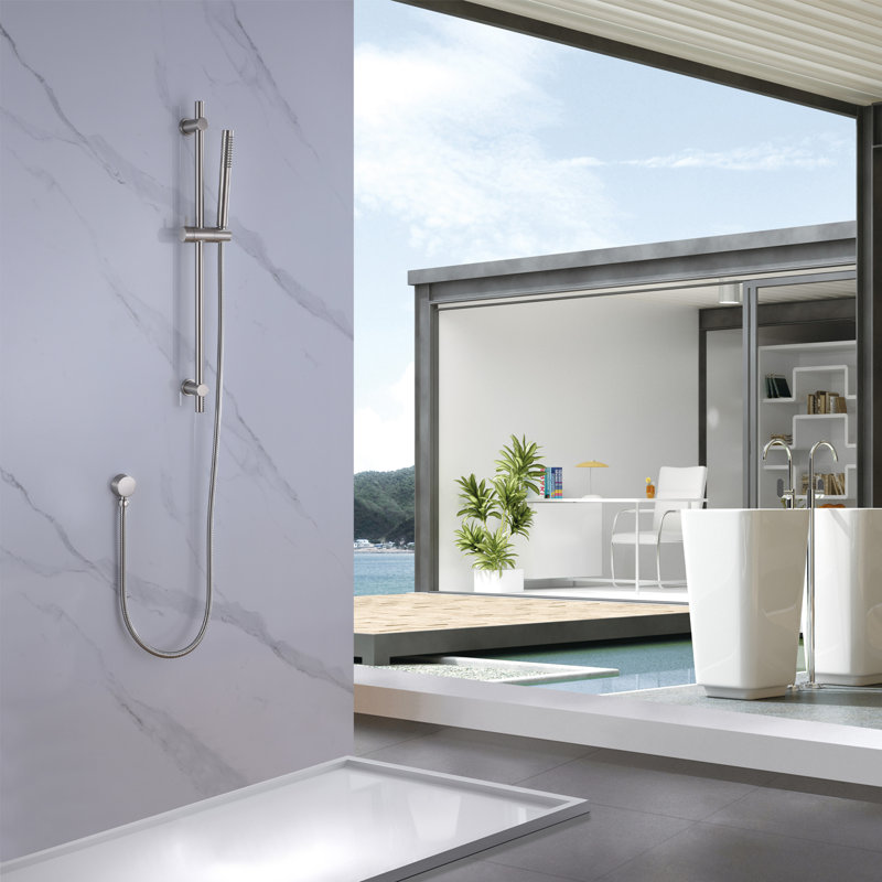Pomme de douche à main standard, Nickel brossé