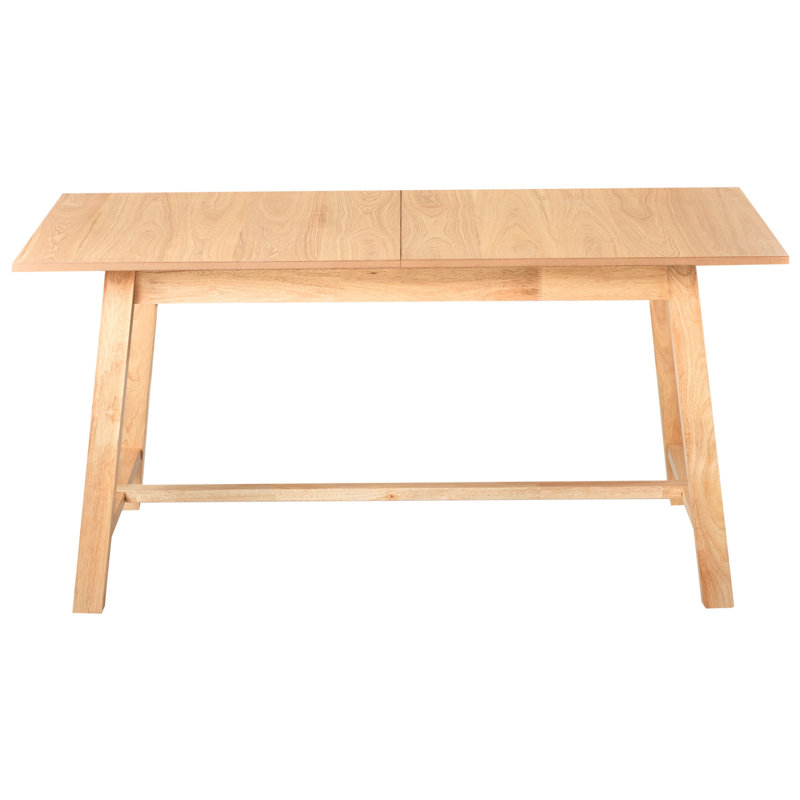 Extending Dining Table Light Ash Wood 160/200 cm 90 cm