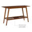 Console Mid-Century en noyer, moyenne