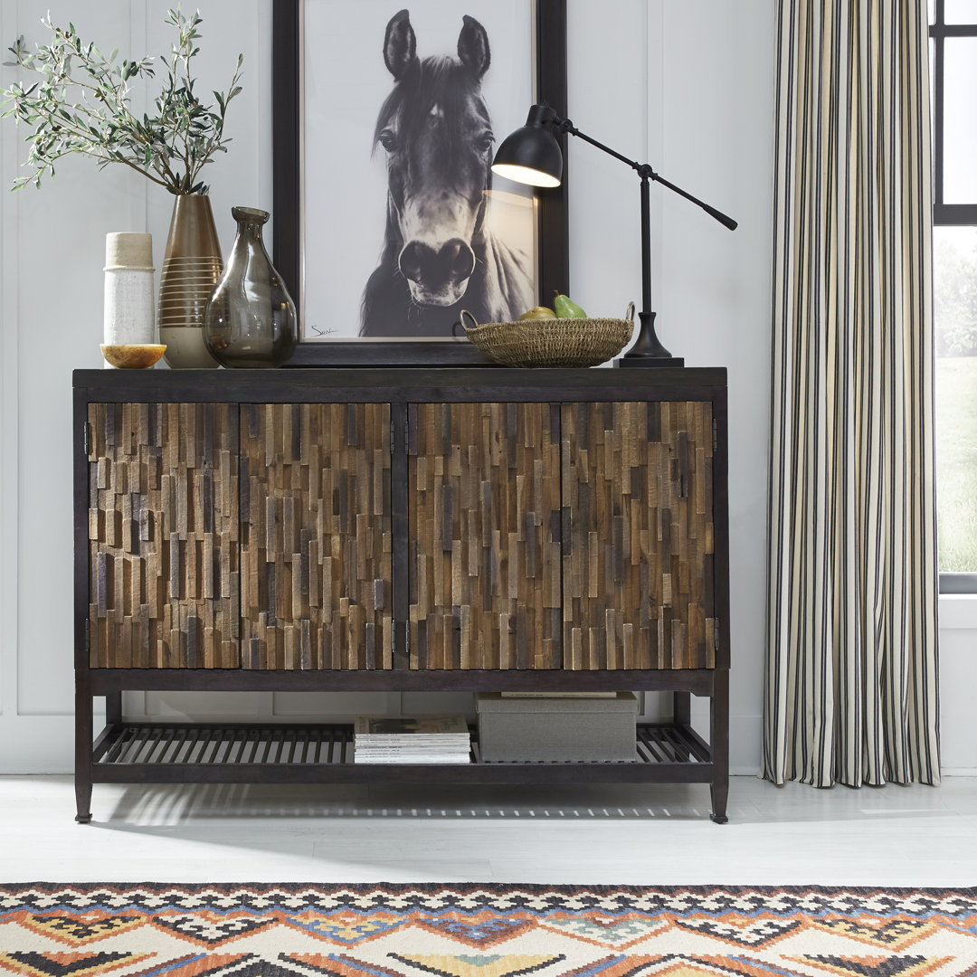 Sonntag 60.5'' Solid Wood Sideboard Three Posts™