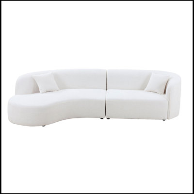 Maila Upholstered 54.7 " Boucle Loveseat