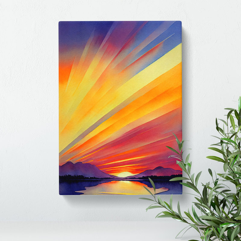 Wondrous Sunrise - Wrapped Canvas Print, 76cm H x 50cm W x 3cm D