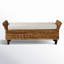 Banc rembourré en osier Calne