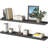 Miami 48" W x 8" D Floating Shelves Set with Invisible Wall Mount Brackets-359797072
