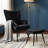 Tufted Wingback Chair and Ottoman-390166509