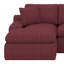 Canapé rembourré Boneless avec coussin double couche et poches latérales-1207234663