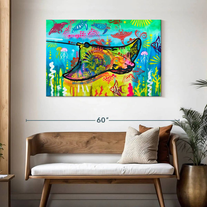 Brampt Sting Ray, 30" H x 45" W