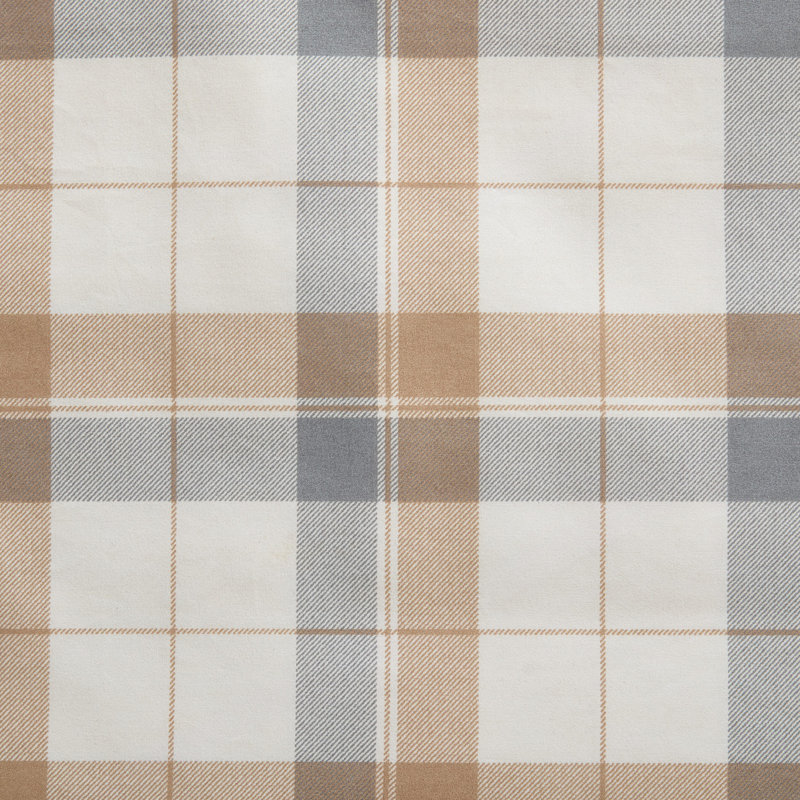 Nautica Deep Pocket Printed Lightweight Sheet Set, Twin XL Sheet Set with 1 Pillowcase, Vintage Trunk Plaid Beige