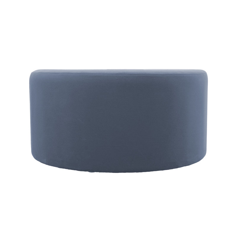 Repose-pieds d'extérieur rond 36 po avec Sunbrella®, H 18 po, Toile brume