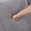 Canapé rembourré avec repose-pieds