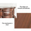 Console en bois de noyer américain semi-circulaire-1920886806