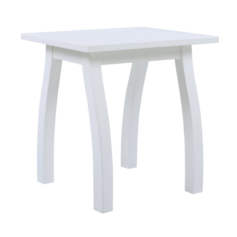 Table d'appoint Broadi, Blanc