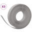Ensemble de 3 bordures de jardin en polyéthylène noir 32,8 pi 5,9 po Vidaxl-112605796-112605795