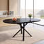 Extendable Metal Base Dining Table-845922409