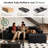 Boneless 96" Sectional Couches For Living Room Modern Modular L-Shape Cloud Sofa Compression-Boneless Deep Seat Couch With Chaise-1924516004-1924516005
