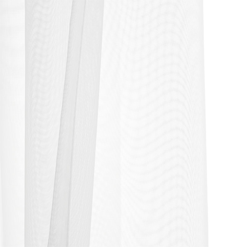 Panneaux de rideaux transparents imperméables avec œillets pour patio, pergola et gazebo, 84"W x 108"L
