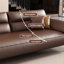 Causeuse modulaire en cuir véritable Coffee Coffee-1244767094