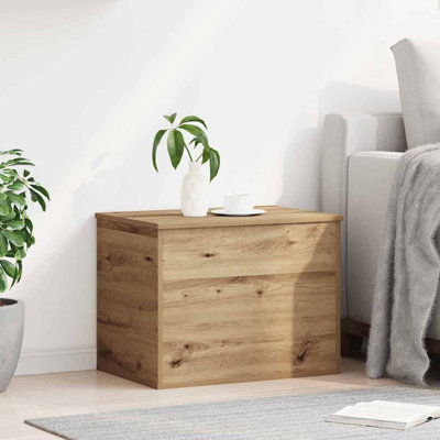 Storage Chest Home Organiser Cabinet Trunk Container Engineered Wood