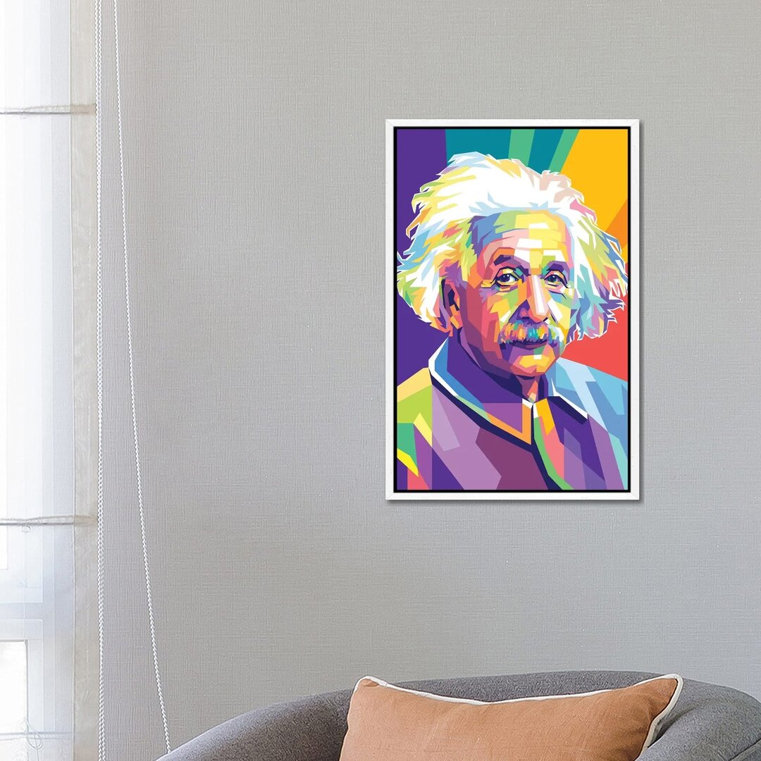 Leinwandbild Albert Einstein von Dayat Banggai