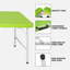 Table pliante portative verte de 4 pieds pour un maximum de 135 kg-297726412