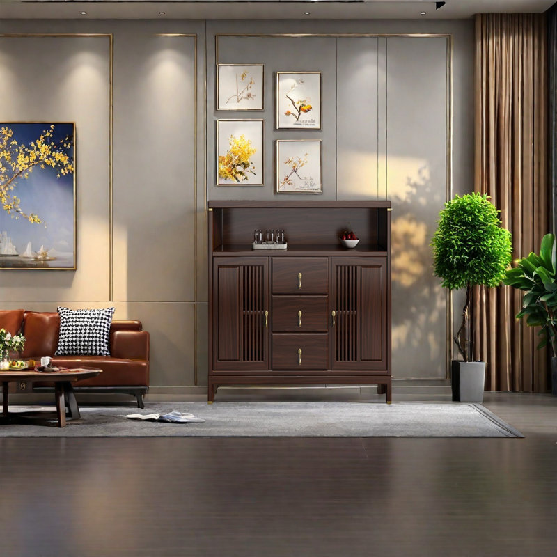 Simple Accent Cabinet for the living room, 35.43" H x 39.37" W x 15.75" D